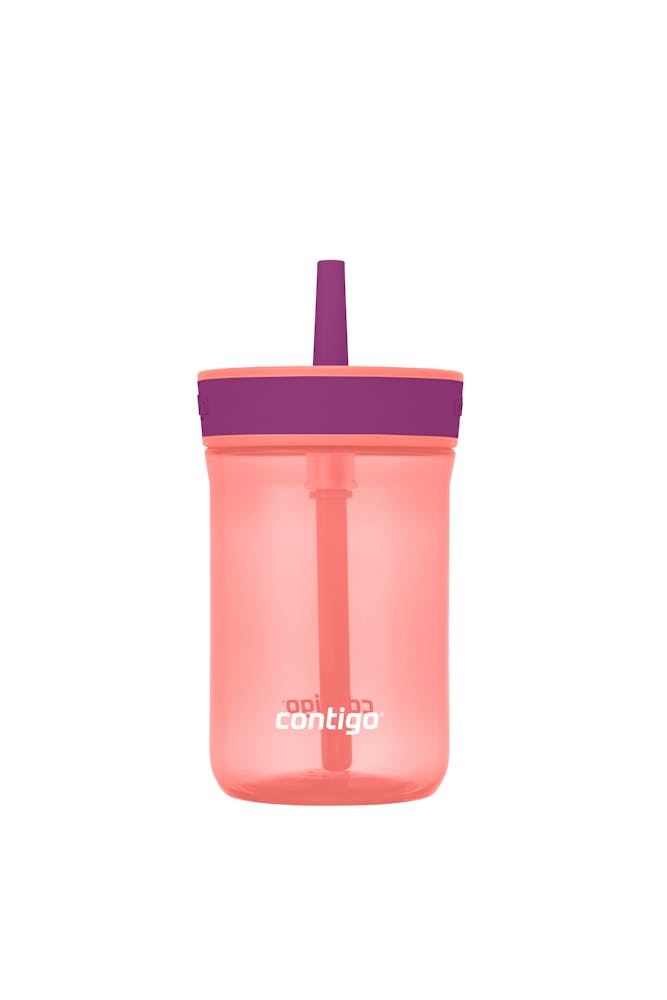 Kids’ Leighton Straw Tumbler with Spill-Proof Leak-Proof Lid, 14oz R9