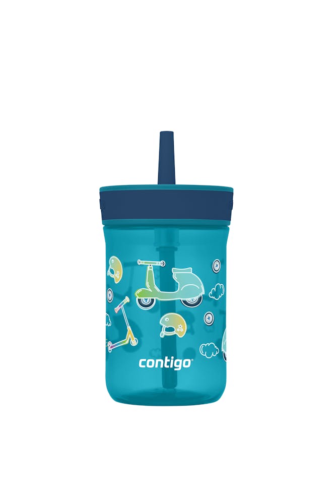 Kids’ Leighton Straw Tumbler with Spill-Proof Leak-Proof Lid, 14oz R9