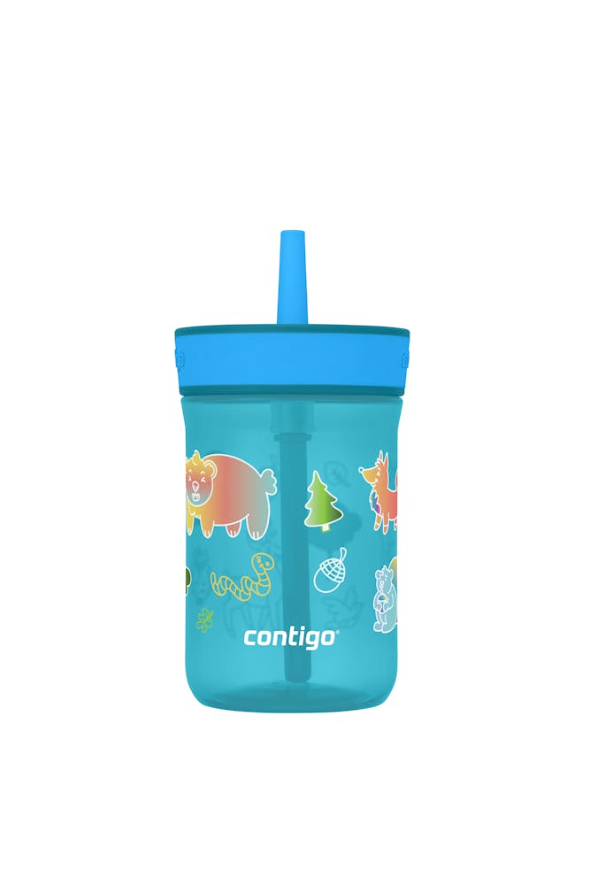 Kids’ Leighton Straw Tumbler with Spill-Proof Leak-Proof Lid, 14oz R9